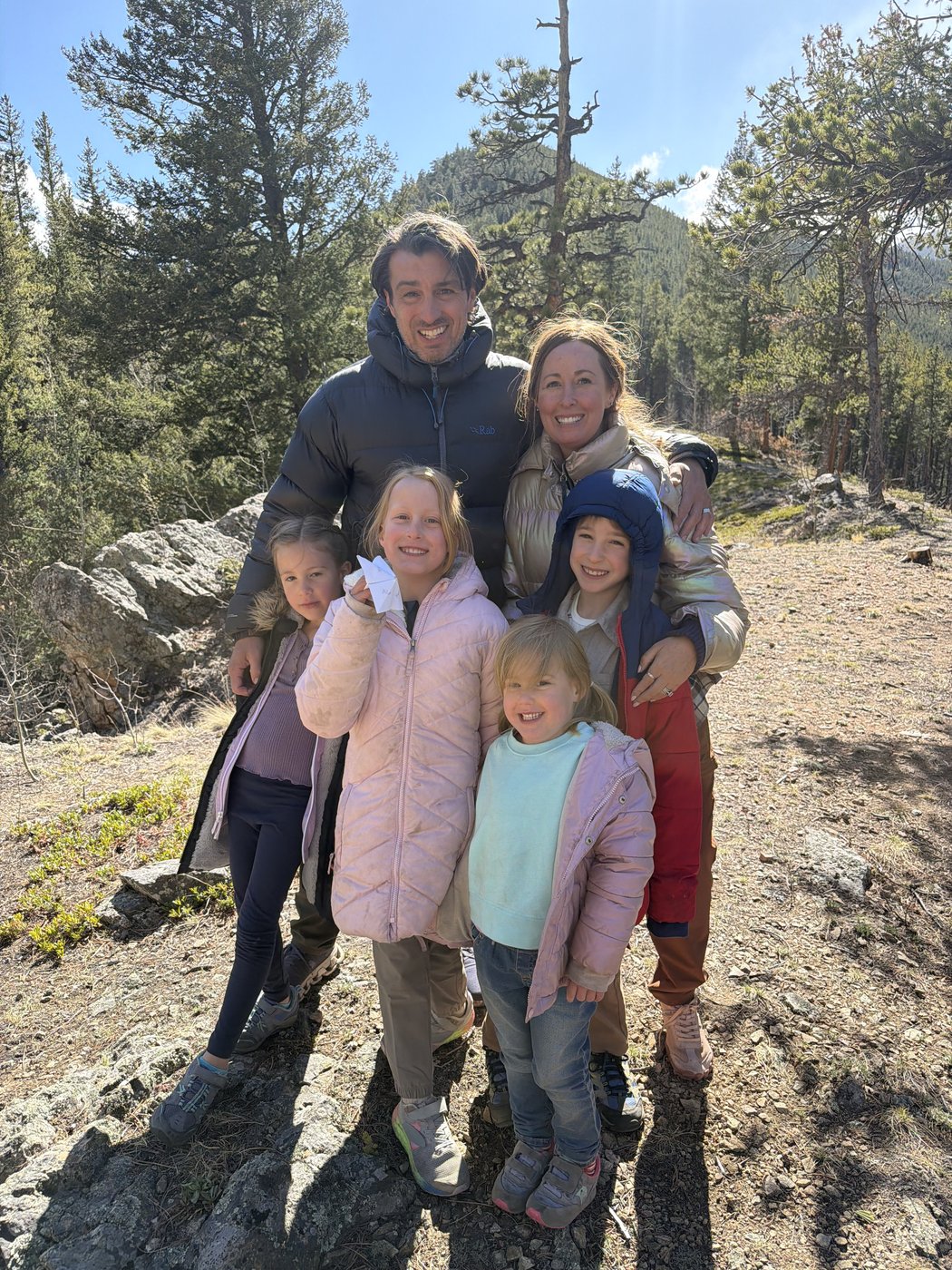 Christine with her family